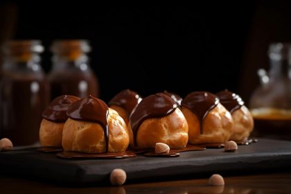 Bignè al cioccolato