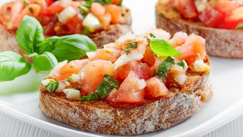 Bruschette al forno