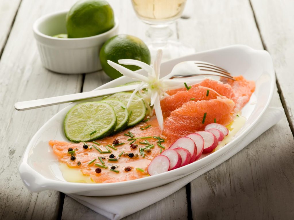 Carpaccio di salmone