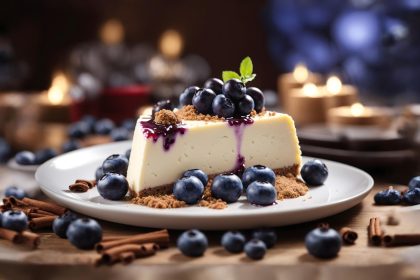 Cheesecake ai mirtilli