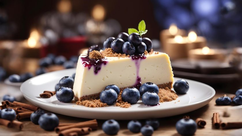 Cheesecake ai mirtilli