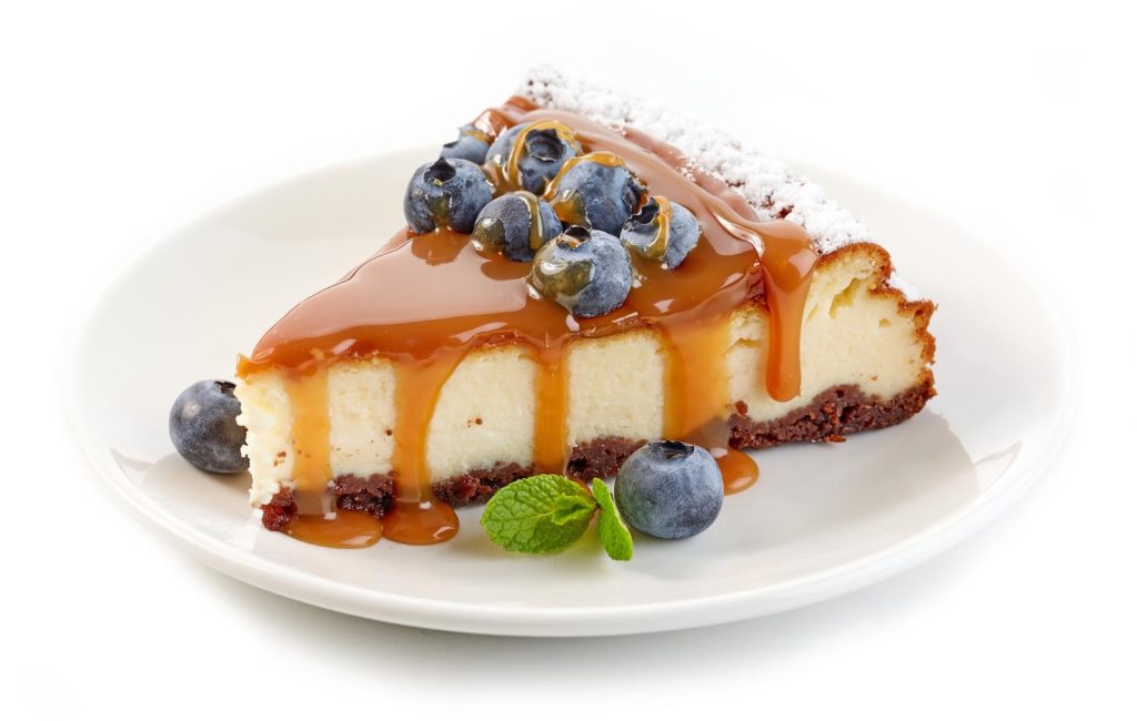 Cheesecake al caramello salato