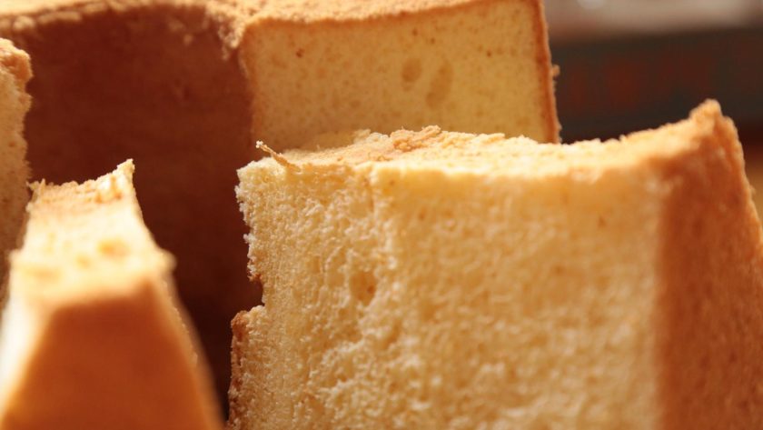 Chiffon cake all'arancia
