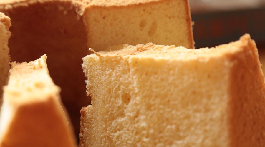 Chiffon cake all'arancia