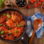 Cosce di pollo alla cacciatora