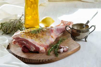 Cosciotto di agnello al forno