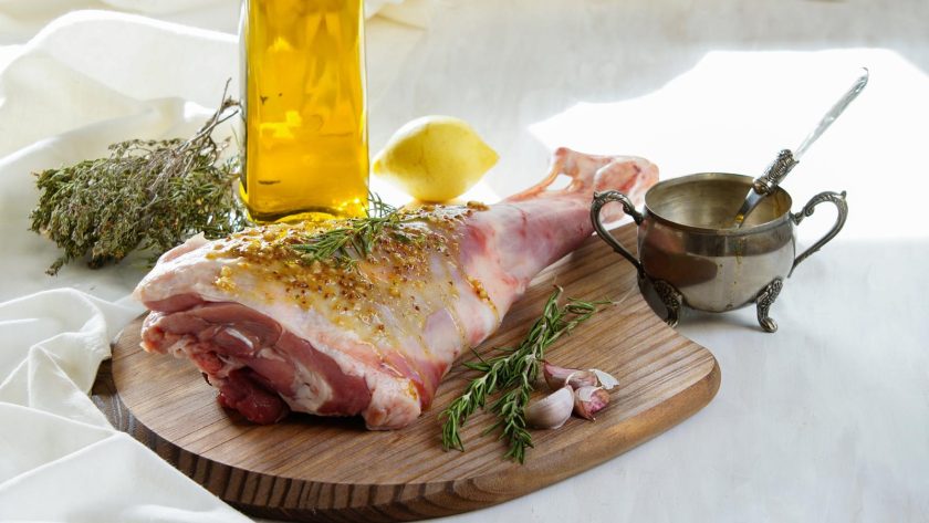 Cosciotto di agnello al forno