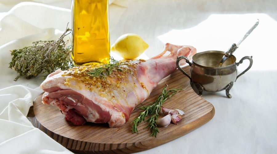 Cosciotto di agnello al forno