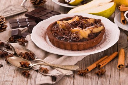 Crostata pere e cioccolato