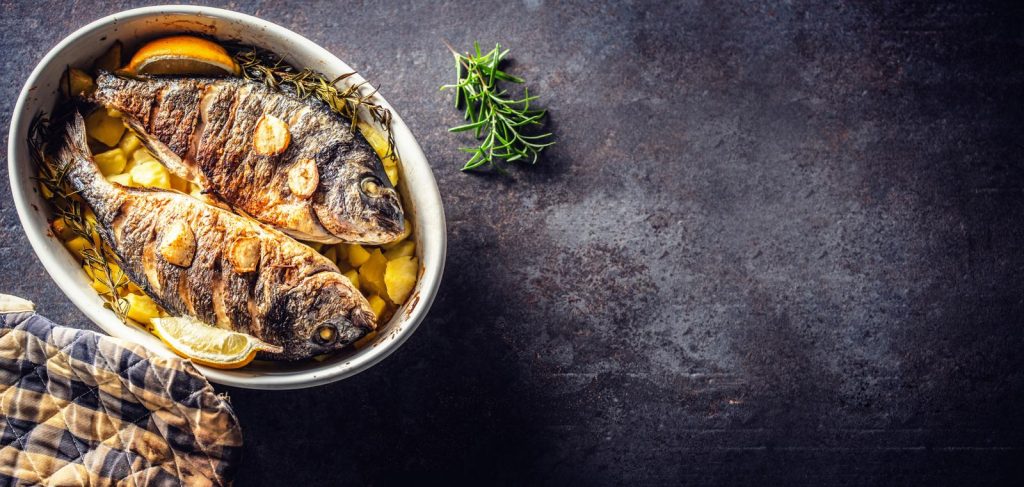 Filetti di branzino al forno