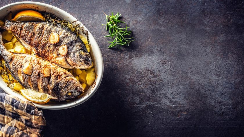 Filetti di branzino al forno