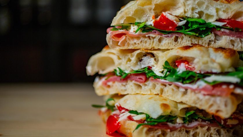 Focaccia alta e soffice