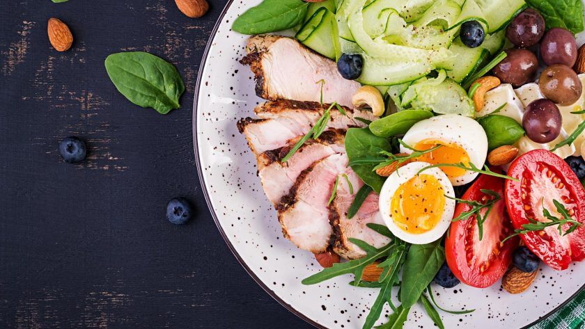 Insalata con uova sode