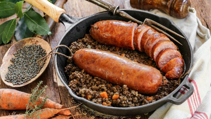 Lenticchie e salsiccia