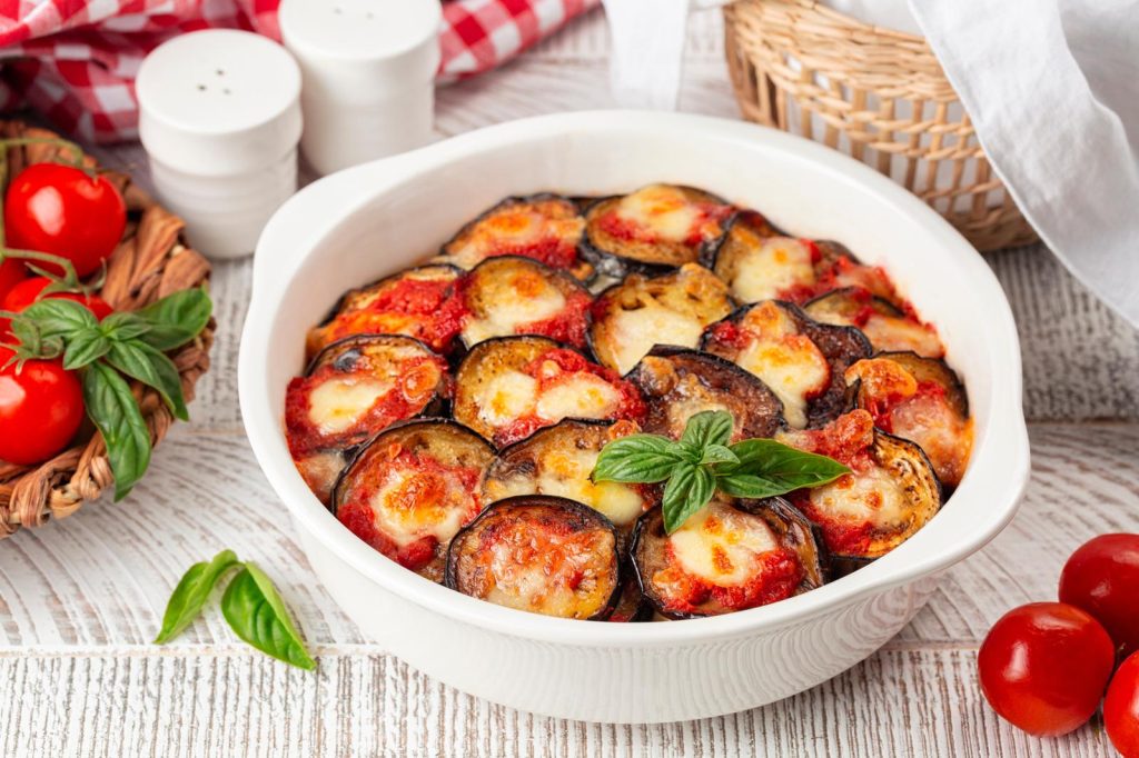 Melanzane alla parmigiana non fritte