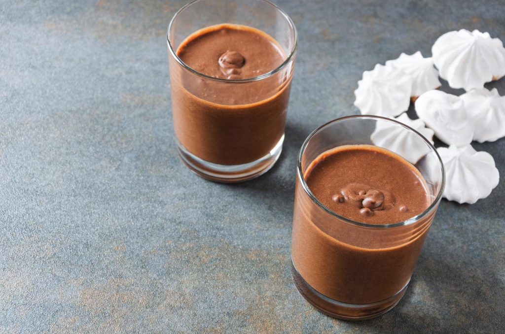Mousse ai tre cioccolati