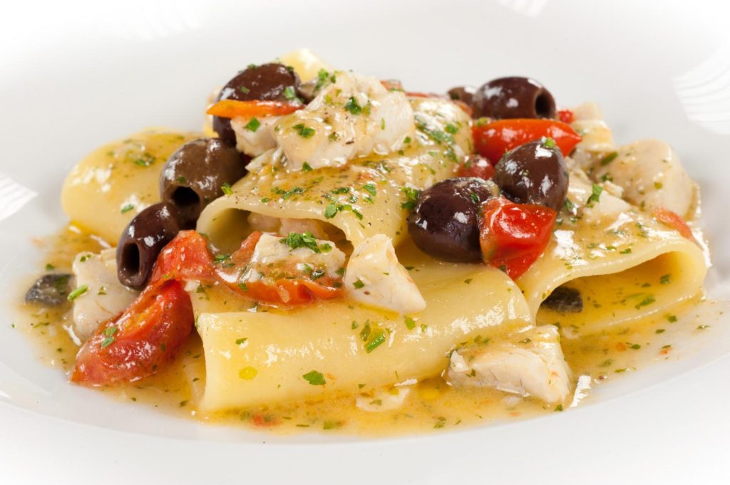 Paccheri con pesce