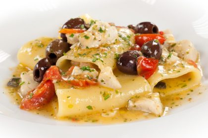 Paccheri con pesce