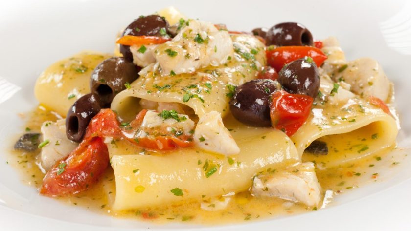 Paccheri con pesce
