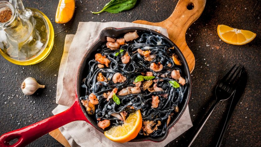 Pasta con le seppie