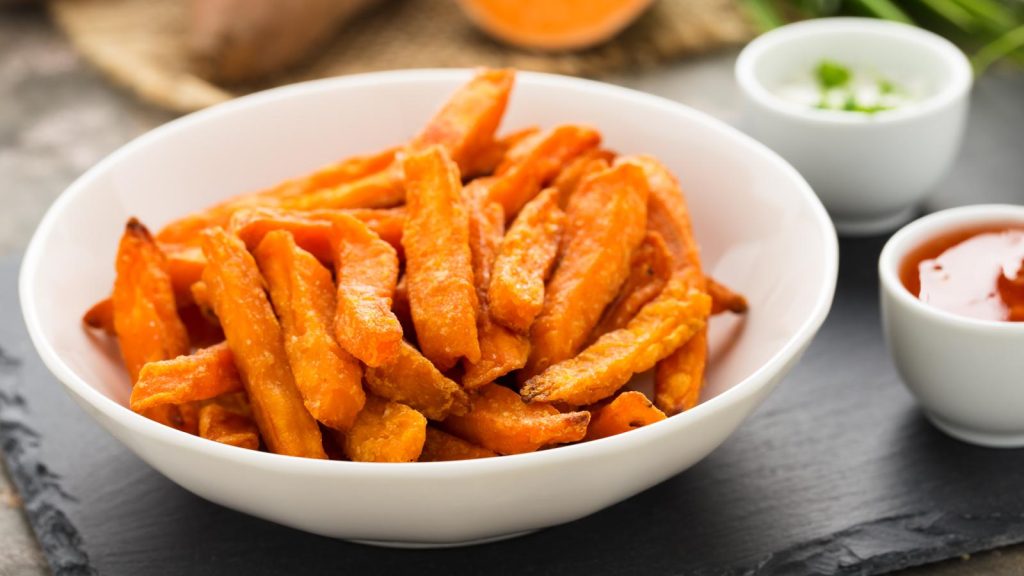 Patate dolci fritte