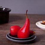 Pere al vino rosso