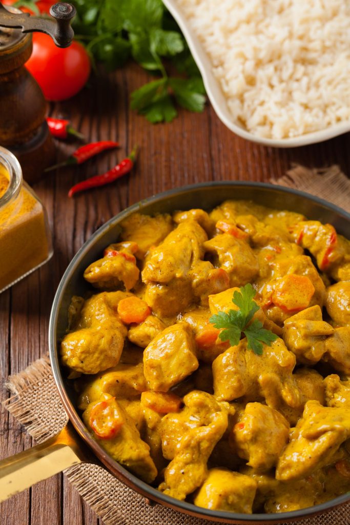 Pollo al curry light