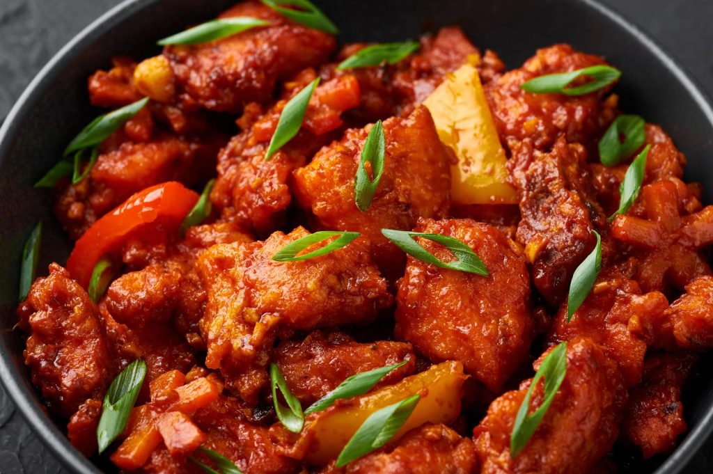 Pollo con peperoni alla romana