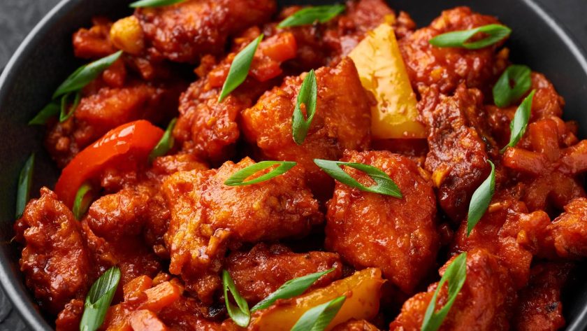 Pollo con peperoni alla romana