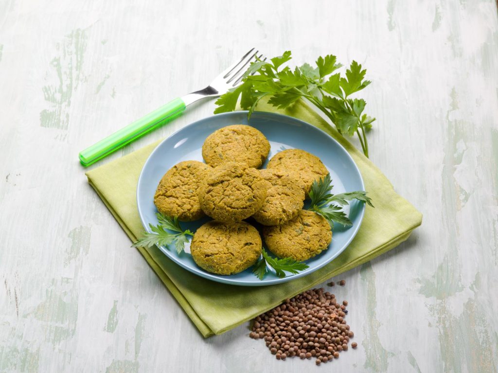 Polpette di lenticchie al forno