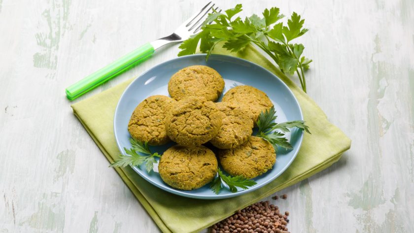 Polpette di lenticchie al forno