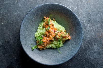 Risotto al salmone