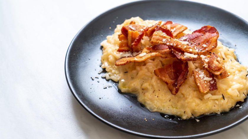 Risotto alla carbonara