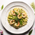 Risotto asparagi e gamberetti