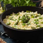 Risotto con asparagi selvatici