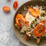 Risotto con gamberetti