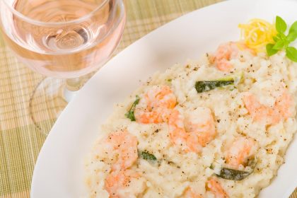 Risotto gamberi e limone