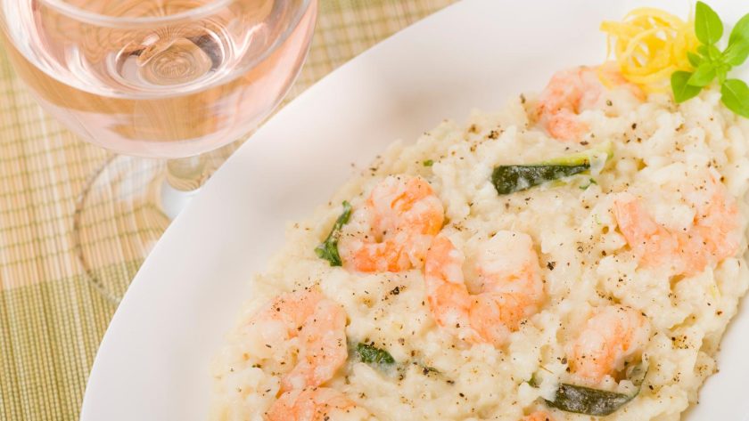 Risotto gamberi e limone