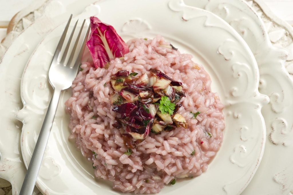 Risotto radicchio e taleggio