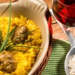 Risotto zafferano e salsiccia