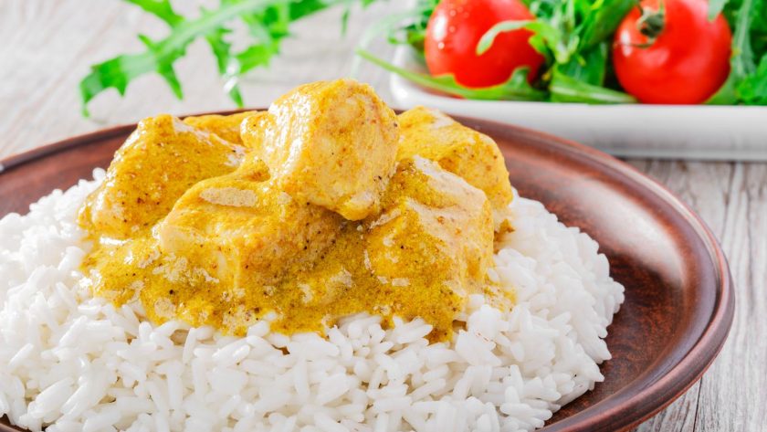 Straccetti di pollo al curry