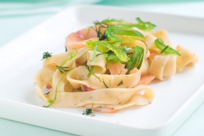 Tagliatelle al salmone