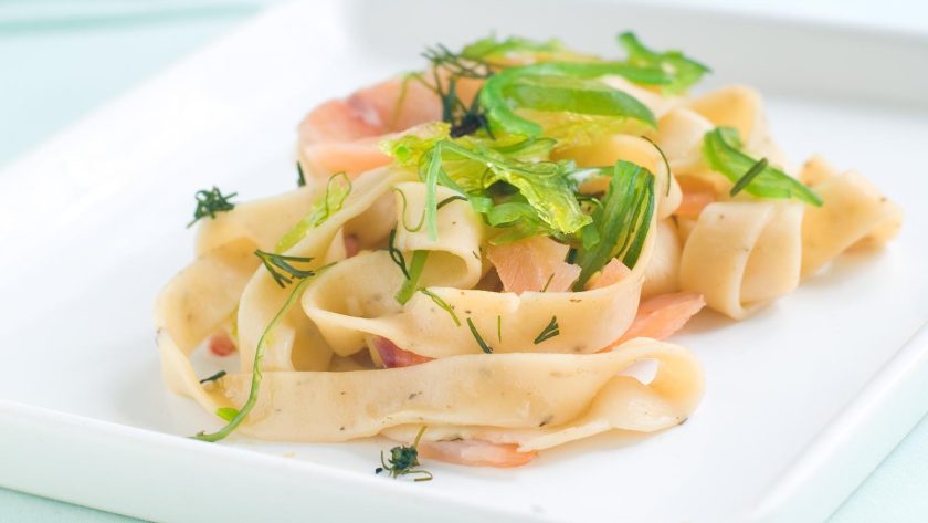 Tagliatelle al salmone