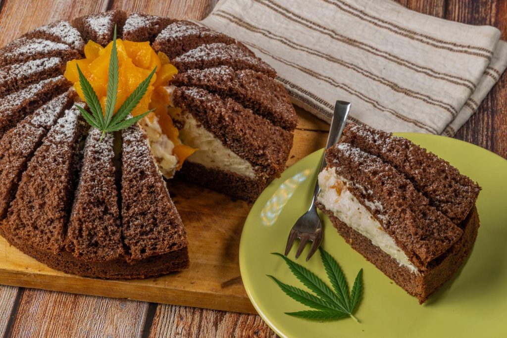 Torta con latte condensato