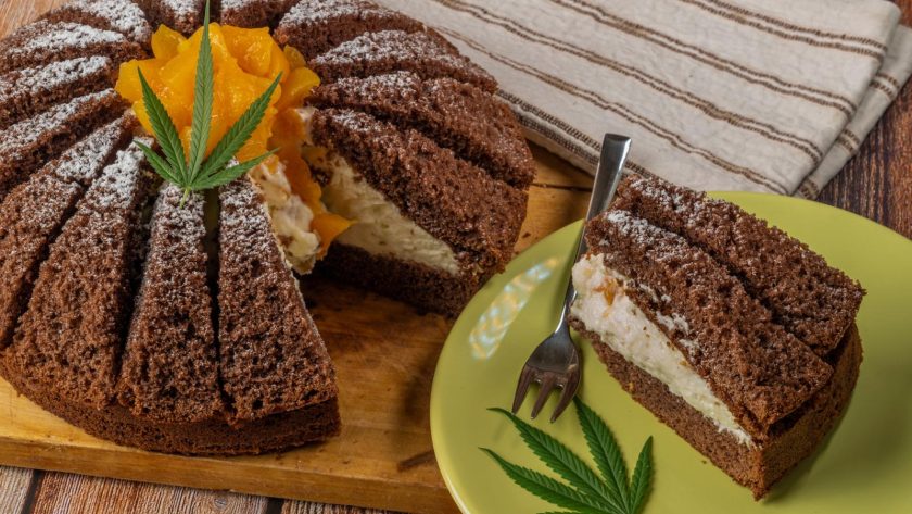 Torta con latte condensato