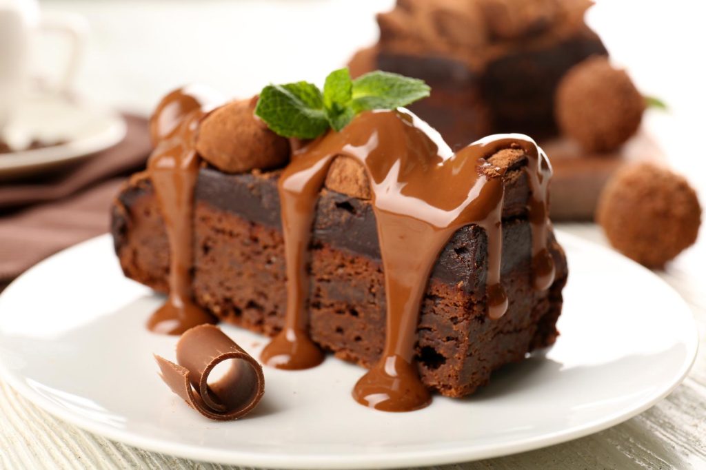 Torta menta e cioccolato