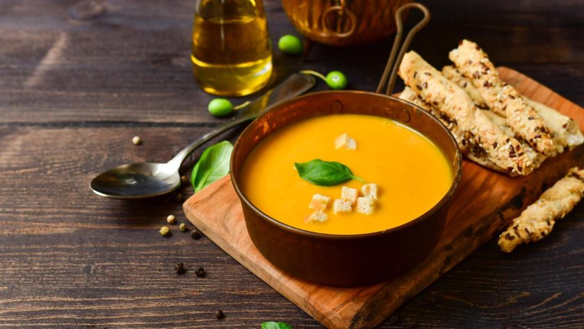 Vellutata di zucca e carote
